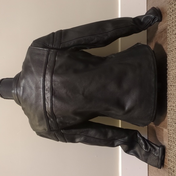 First Classics Women's Black Removable Lined Motorcycle Leather Jacket Size M - Picture 14 of 16
